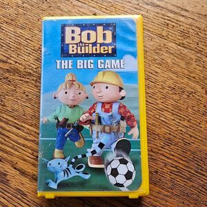 Bob the Builder VHS tape titled "The Big Game." Good condition.